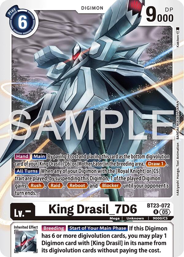 King Drasil_7D6 [BT23-072] [Hackers' Slumber]