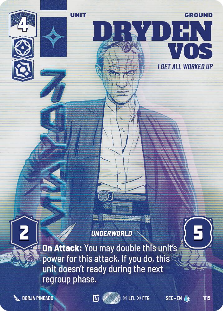 Dryden Vos - I Get All Worked Up (Prestige Foil) (1115) (1115) [Secrets of Power]